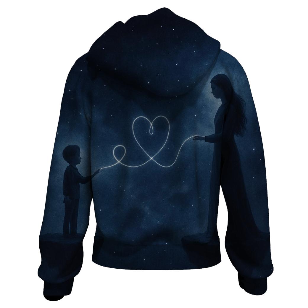 The Weightless Thread A Bond That Holds Across Every Distance graphic hoodies