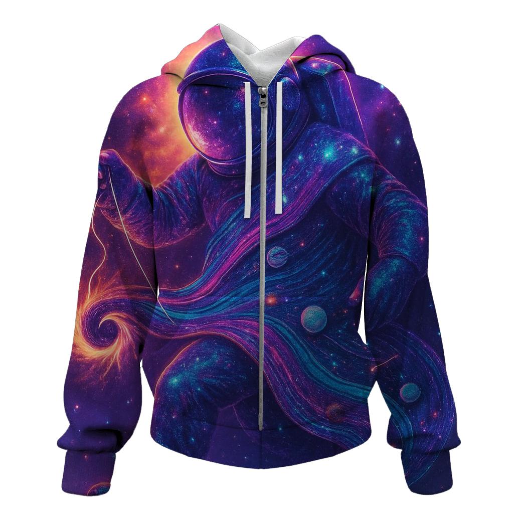 The Gravity Loom Nebula Weaver graphic hoodies