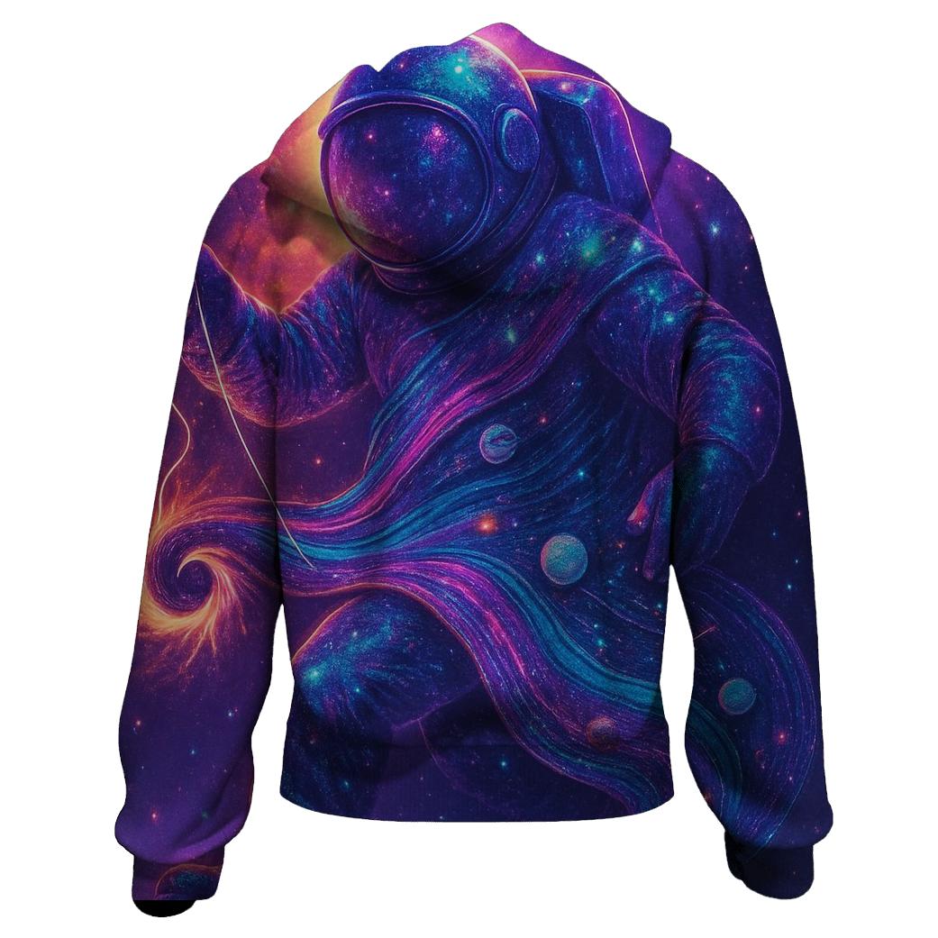 The Gravity Loom Nebula Weaver graphic hoodies