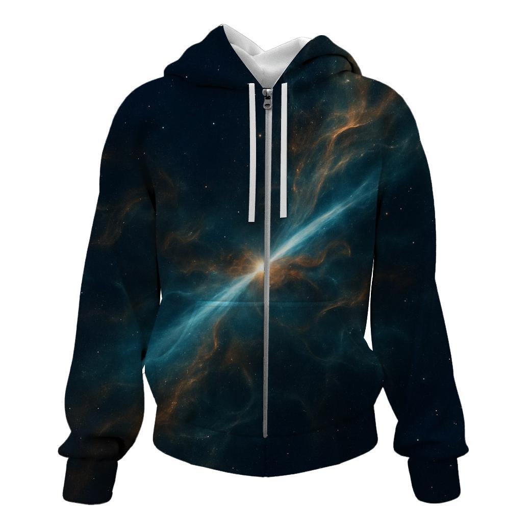 Bipolar Jet Outflow Knots printed hoodies