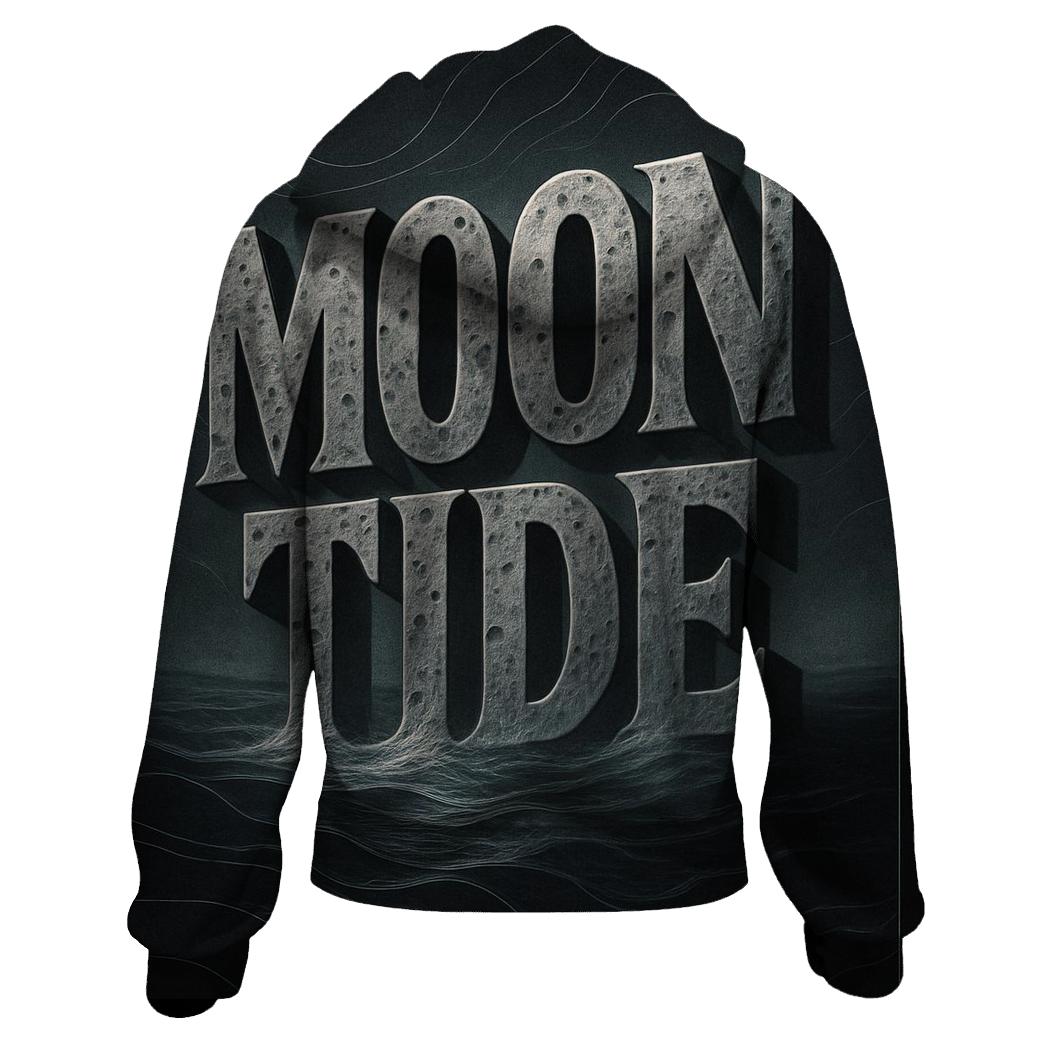 Lunar Tide Typography Poster hoodie styles
