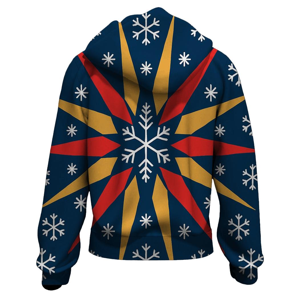 Snowflake Ribbon Starburst premium hoodies
