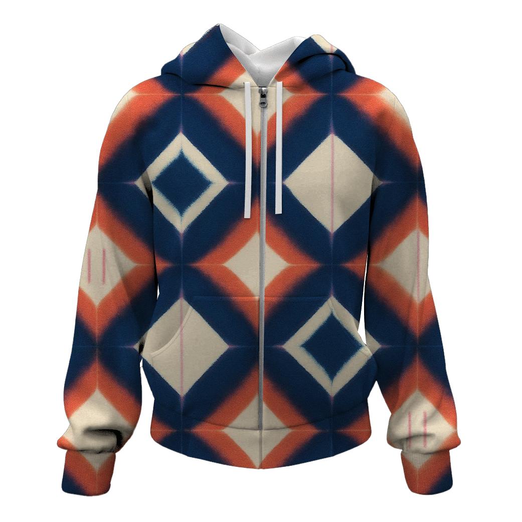 Pulsar Itajime Clamp Grid Burst printed hoodies