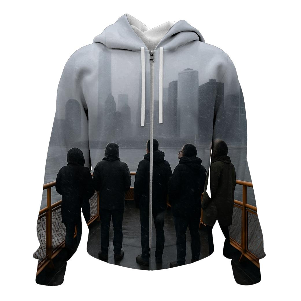 Snow Squall Arrival At Whitehall Terminal hoodies fashion