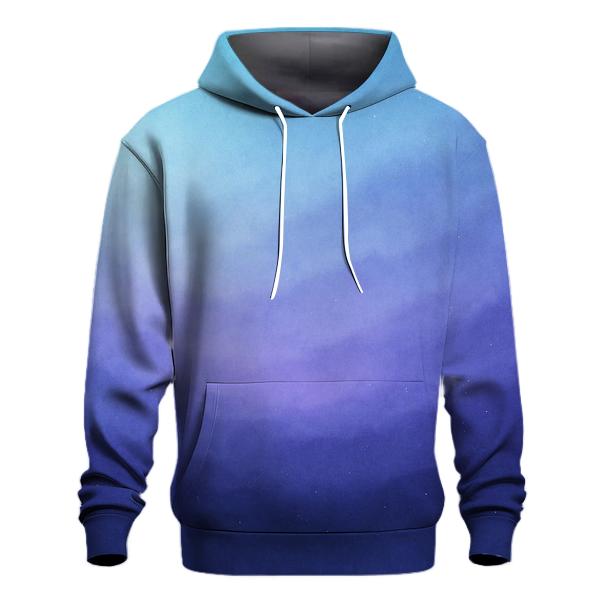 Glacial Twilight Drift Gradient pullover hoodies