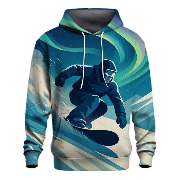 Aurora Snowboard Carve graphic hoodies