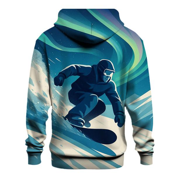 Aurora Snowboard Carve graphic hoodies