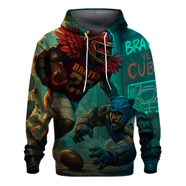 Underground Tunnel Scramble Braves Versus Cubs pullover hoodies