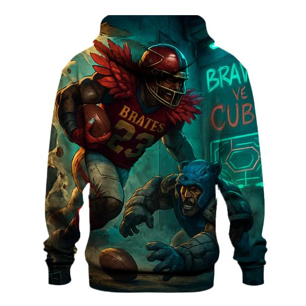 Underground Tunnel Scramble Braves Versus Cubs pullover hoodies