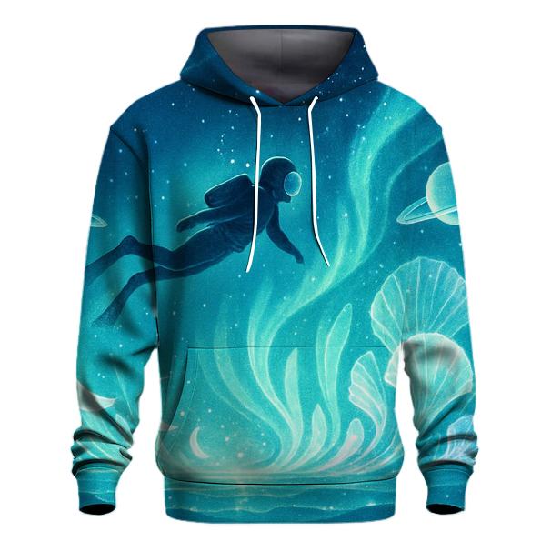 Aurora Reef Of The Frozen Exoplanet pullover hoodies