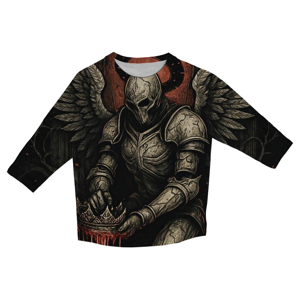 Crown Of The Ashbound Seraph personalized 3/4 sleeve tees