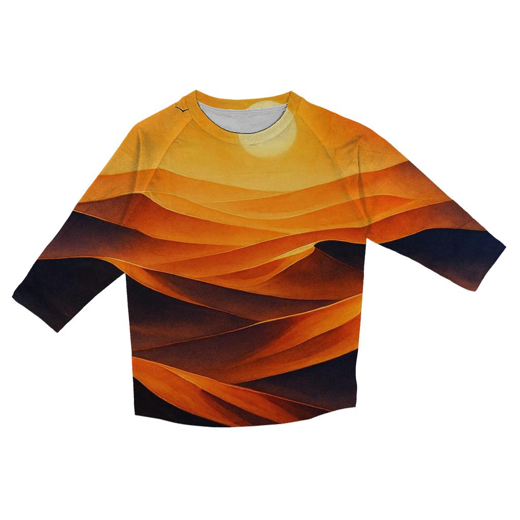 Cinder Dunes Emberfall trendy 3/4 sleeve tops