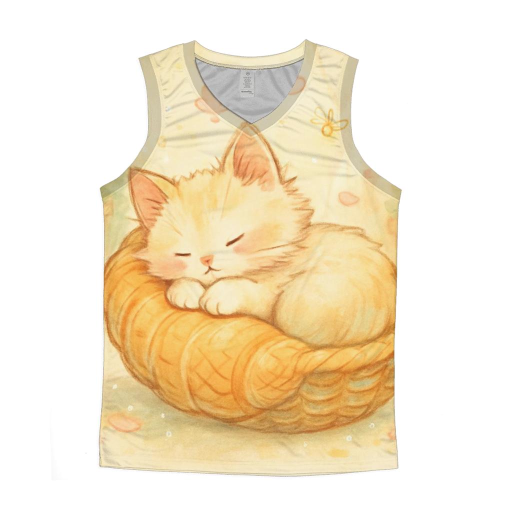 Sunbeam Bakery Basket Nap personalized athletic tanks