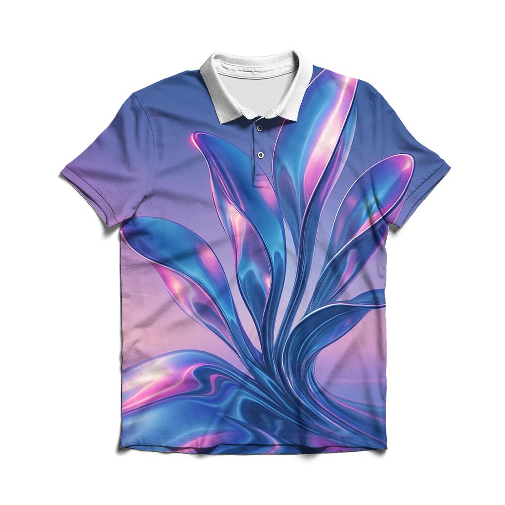 Chrome Mirage Bloomscape stylish collar polo tees