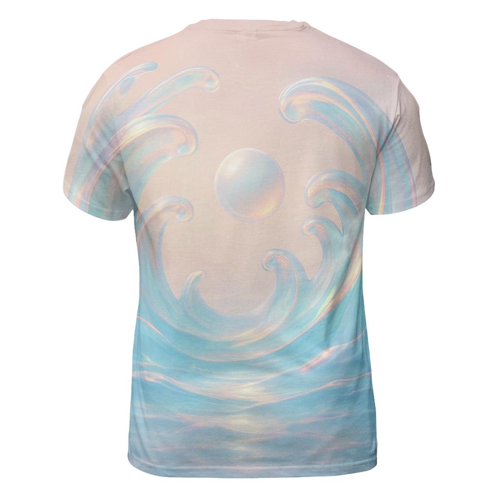 Prismatic Tide Cathedral creative print fashion shirts