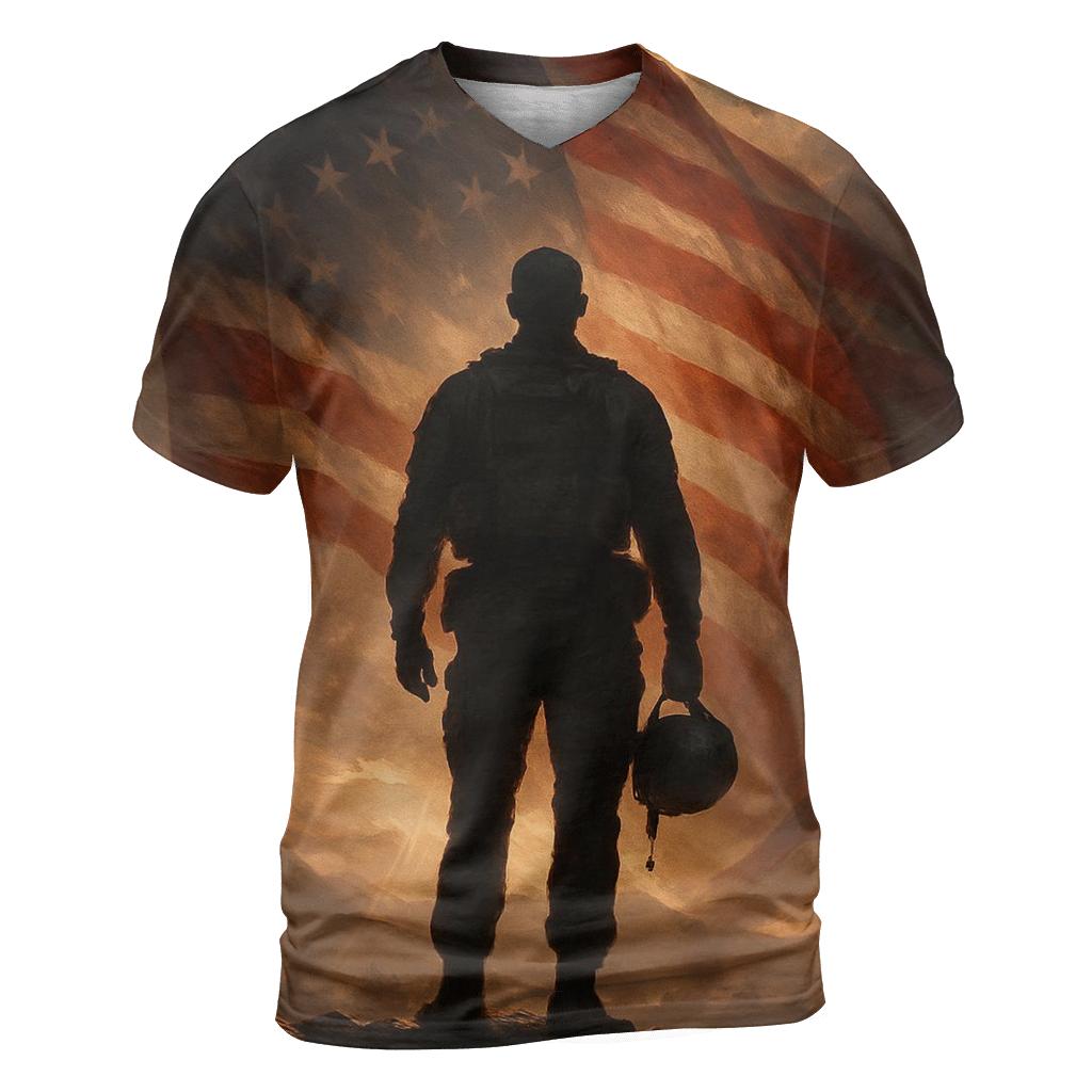Dawn Watch Over The Stripes personalized full print shirts