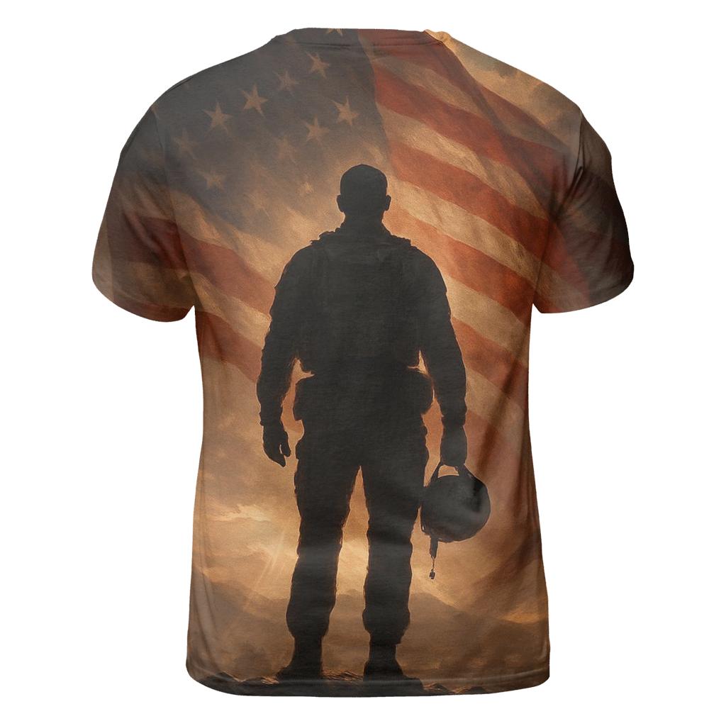 Dawn Watch Over The Stripes personalized full print shirts