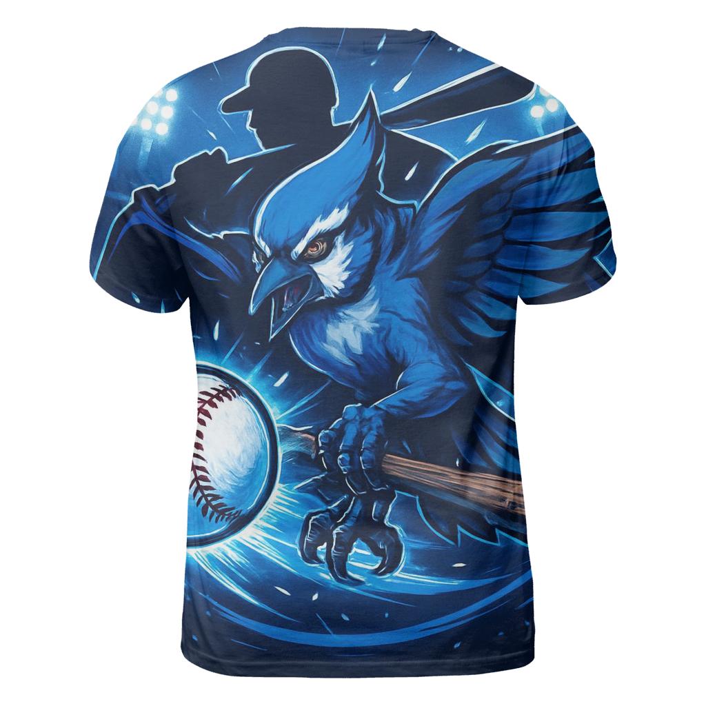 Frozen Arc Blue Jays Slugger designer pattern shirts
