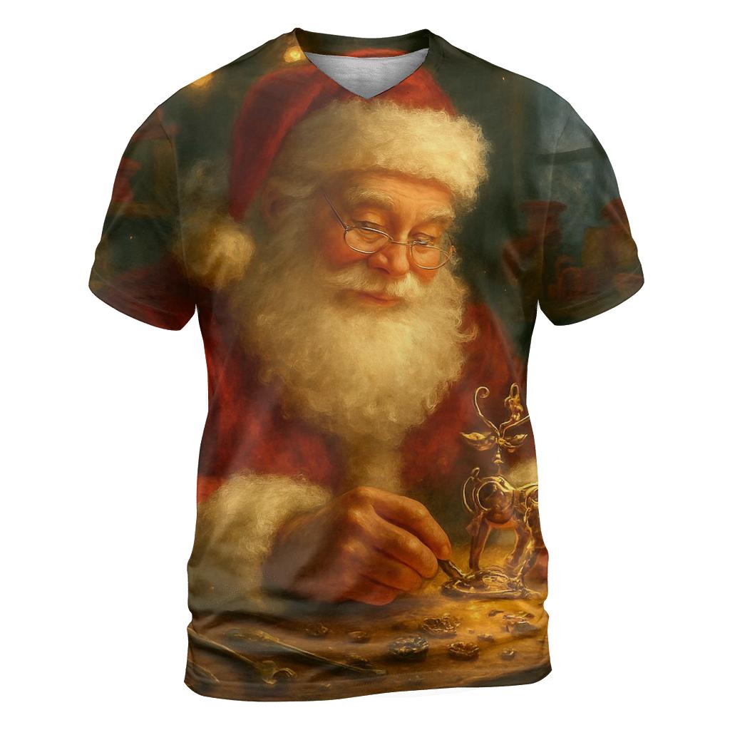 Gilded Workshop Santa Clockwork Miracle personalized full print shirts