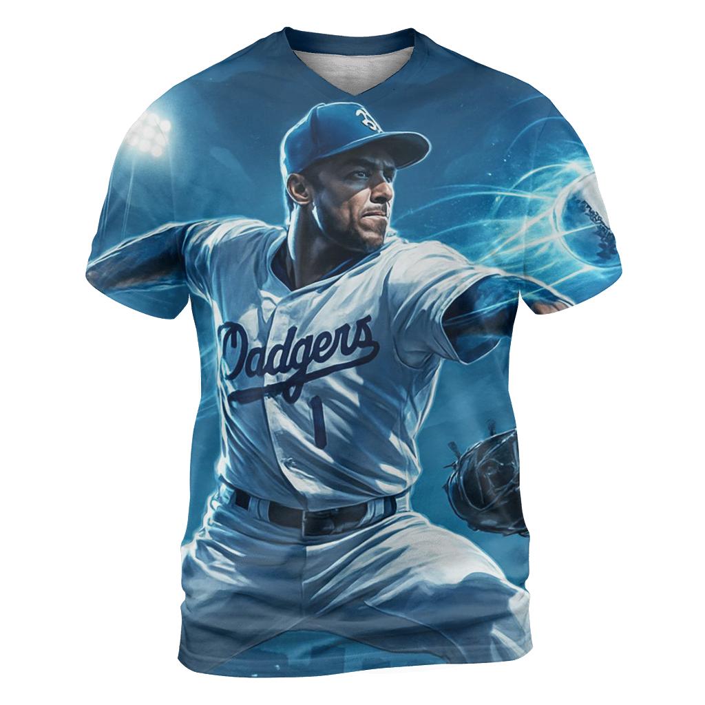 Chrome Comet Pitcher Over Downtown Lights trendy printed shirt styles