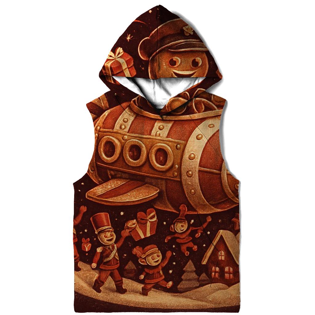 Gingerbread Airship Toy Parade hoodie designs