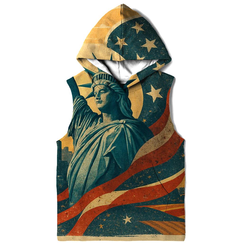 Liberty Mosaic Skyline Wave pullover hoodies