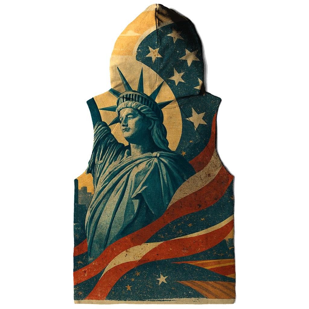 Liberty Mosaic Skyline Wave pullover hoodies