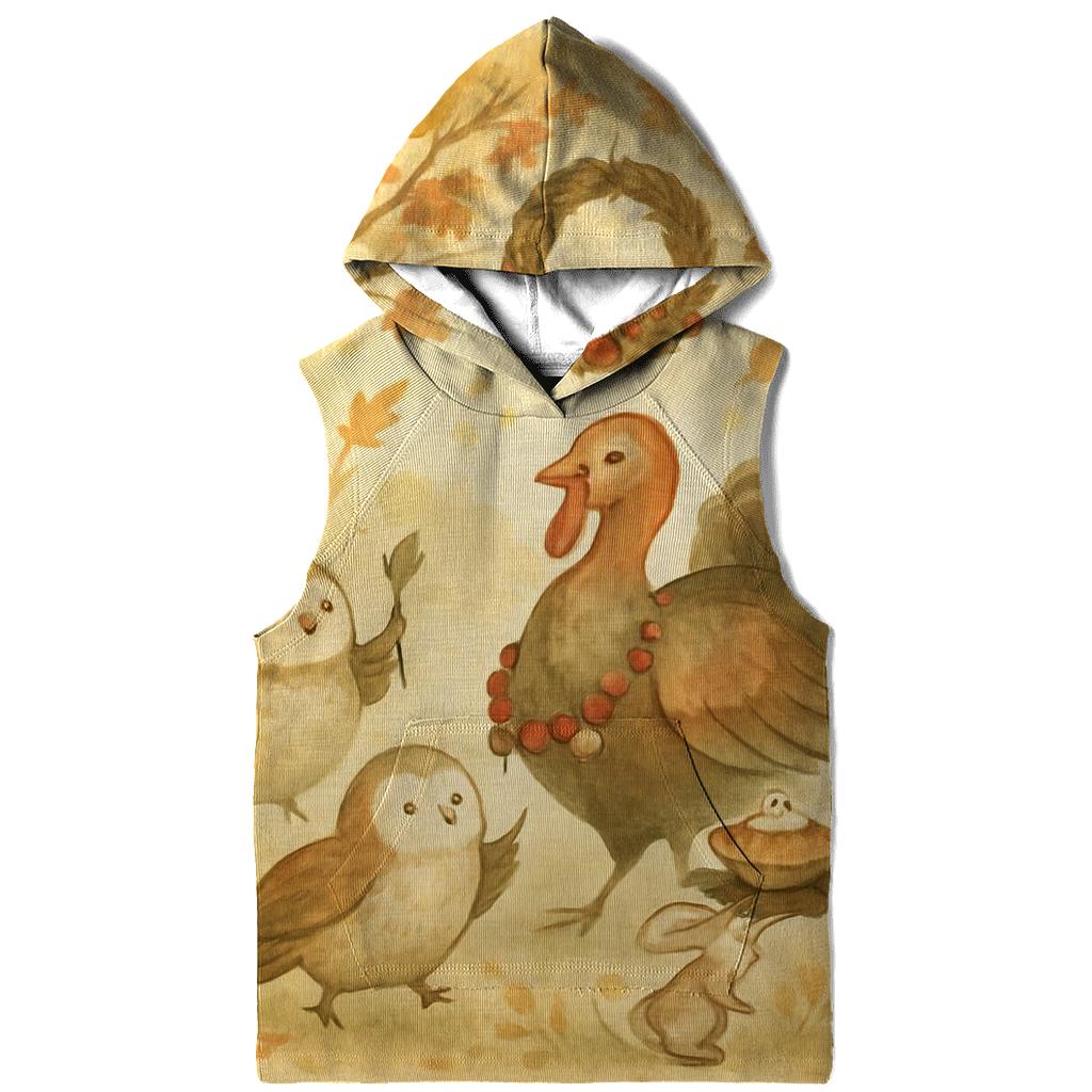 Harvest Parade Of Woodland Friends lightweight hoodies