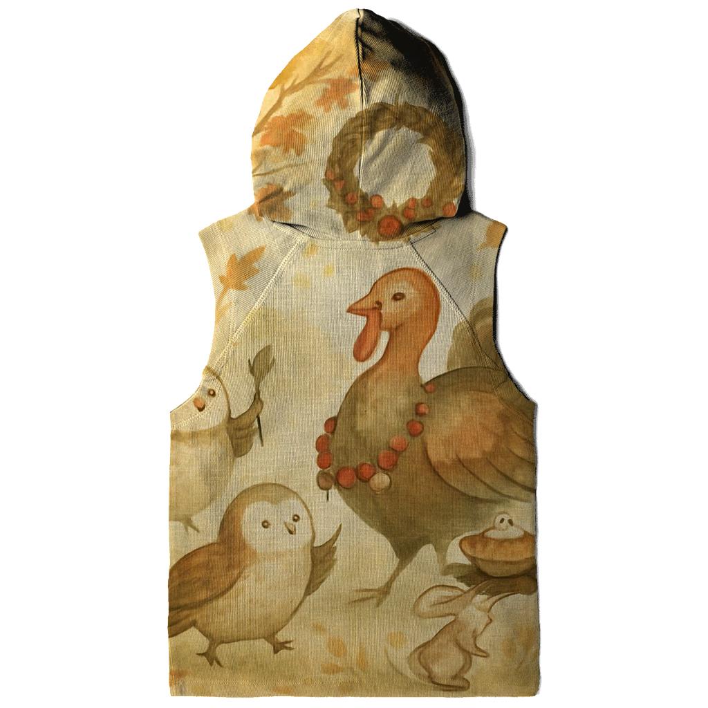 Harvest Parade Of Woodland Friends lightweight hoodies