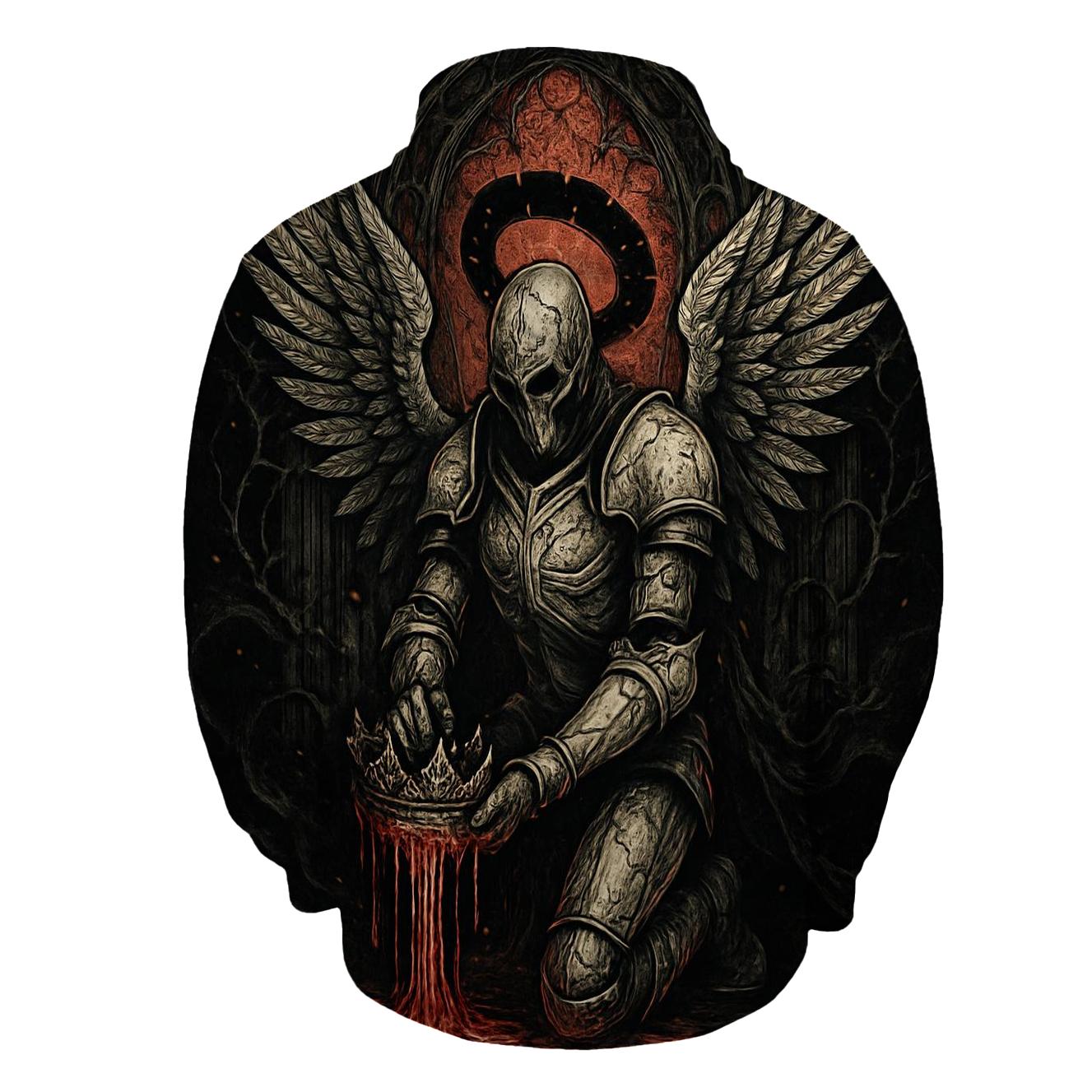 Crown Of The Ashbound Seraph printed hoodies
