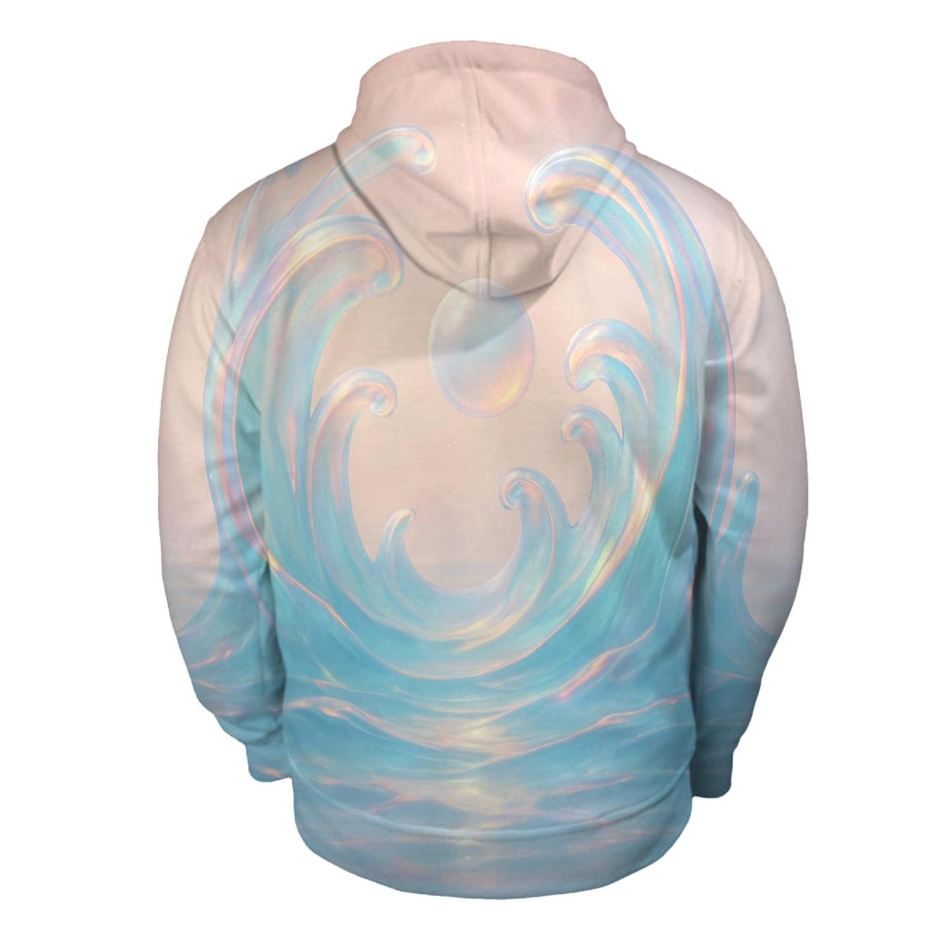 Prismatic Tide Cathedral graphic hoodies