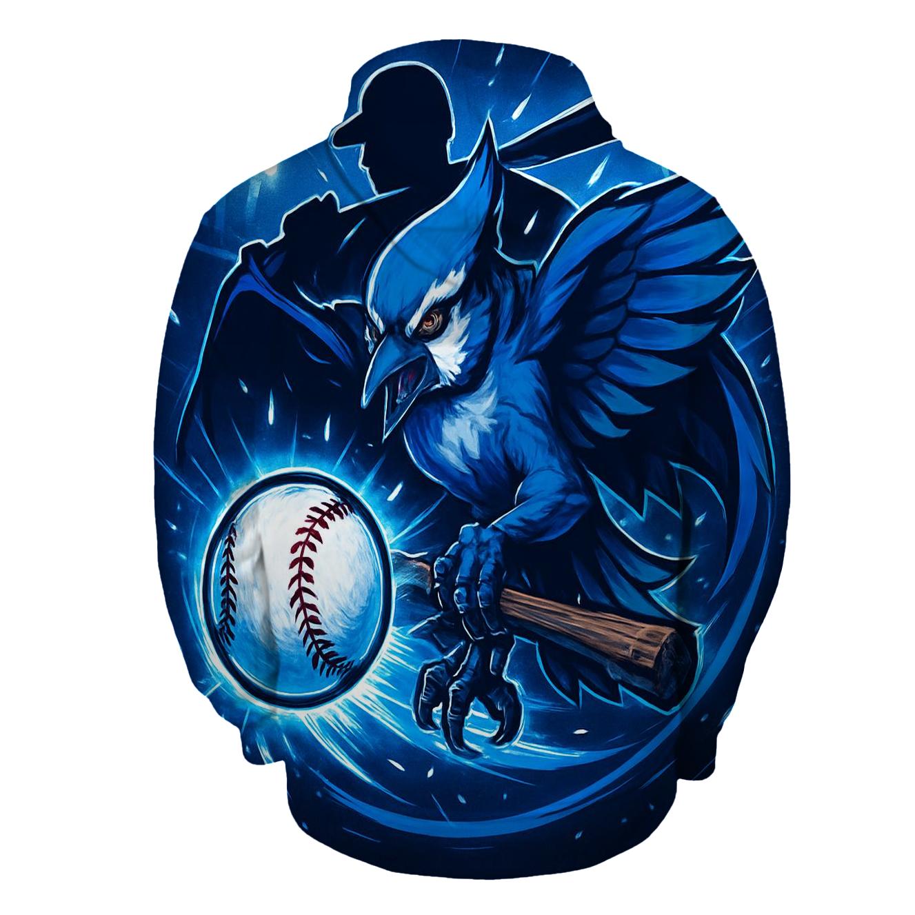 Frozen Arc Blue Jays Slugger embroidered hoodies