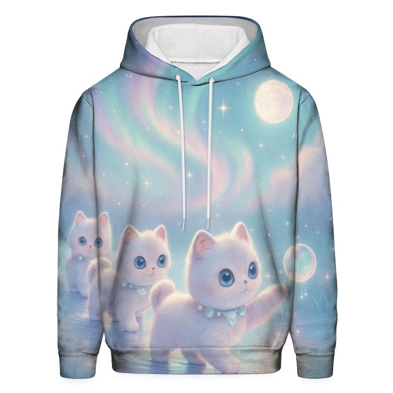 Aurora Puddle Kitten Parade hoodie designs