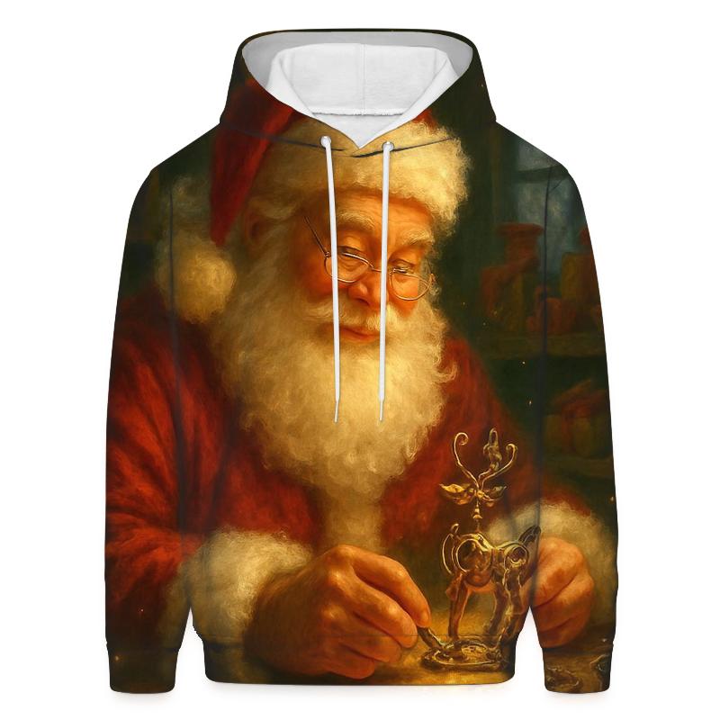 Gilded Workshop Santa Clockwork Miracle lightweight hoodies