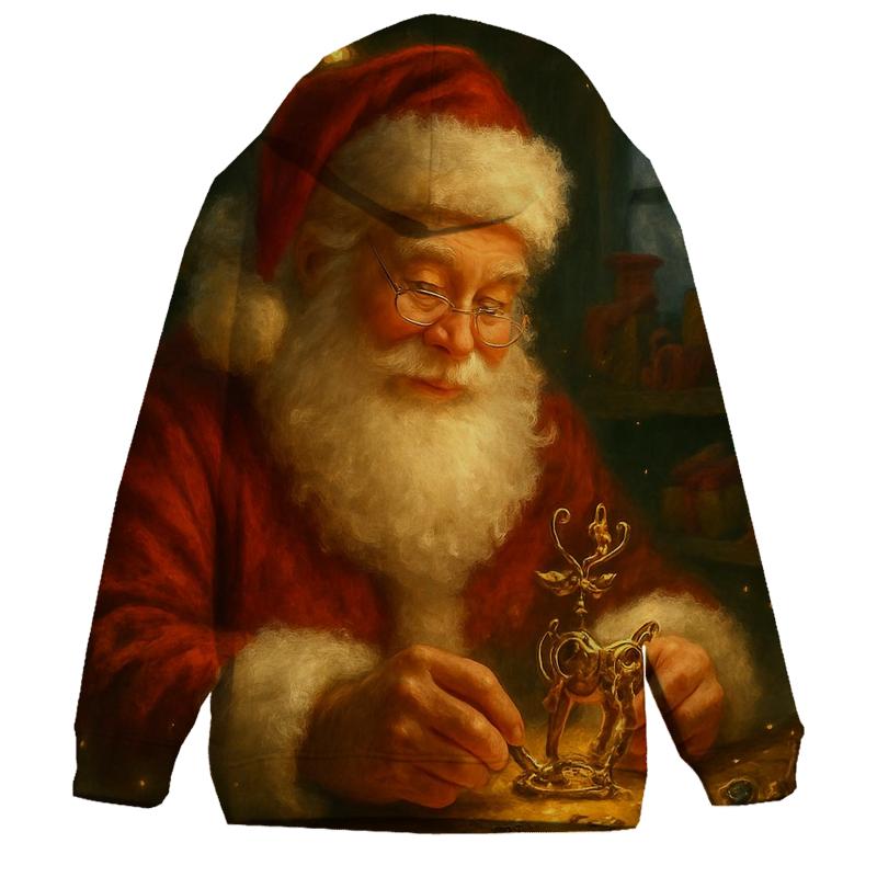Gilded Workshop Santa Clockwork Miracle lightweight hoodies