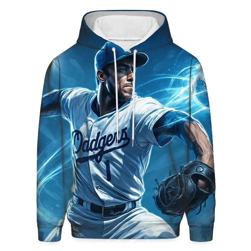 Chrome Comet Pitcher Over Downtown Lights pullover hoodies