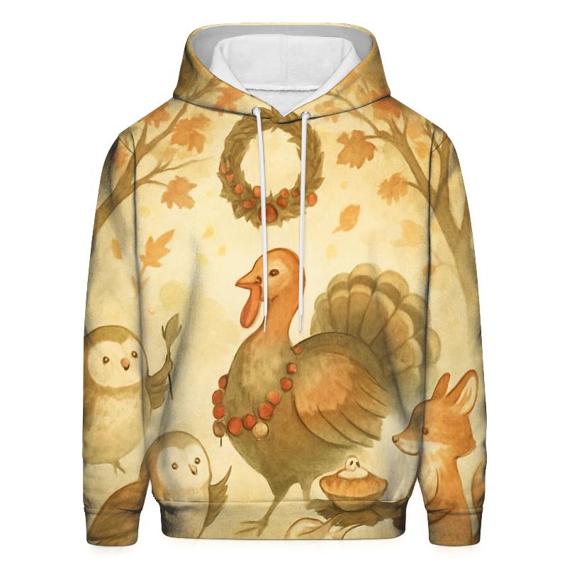 Harvest Parade Of Woodland Friends hoodie styles