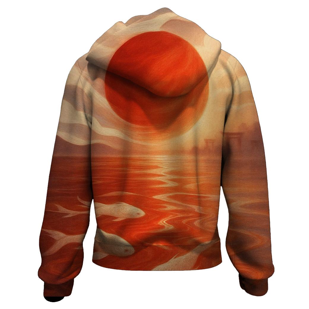 Radiant Sunflag Mist Japan lightweight hoodies