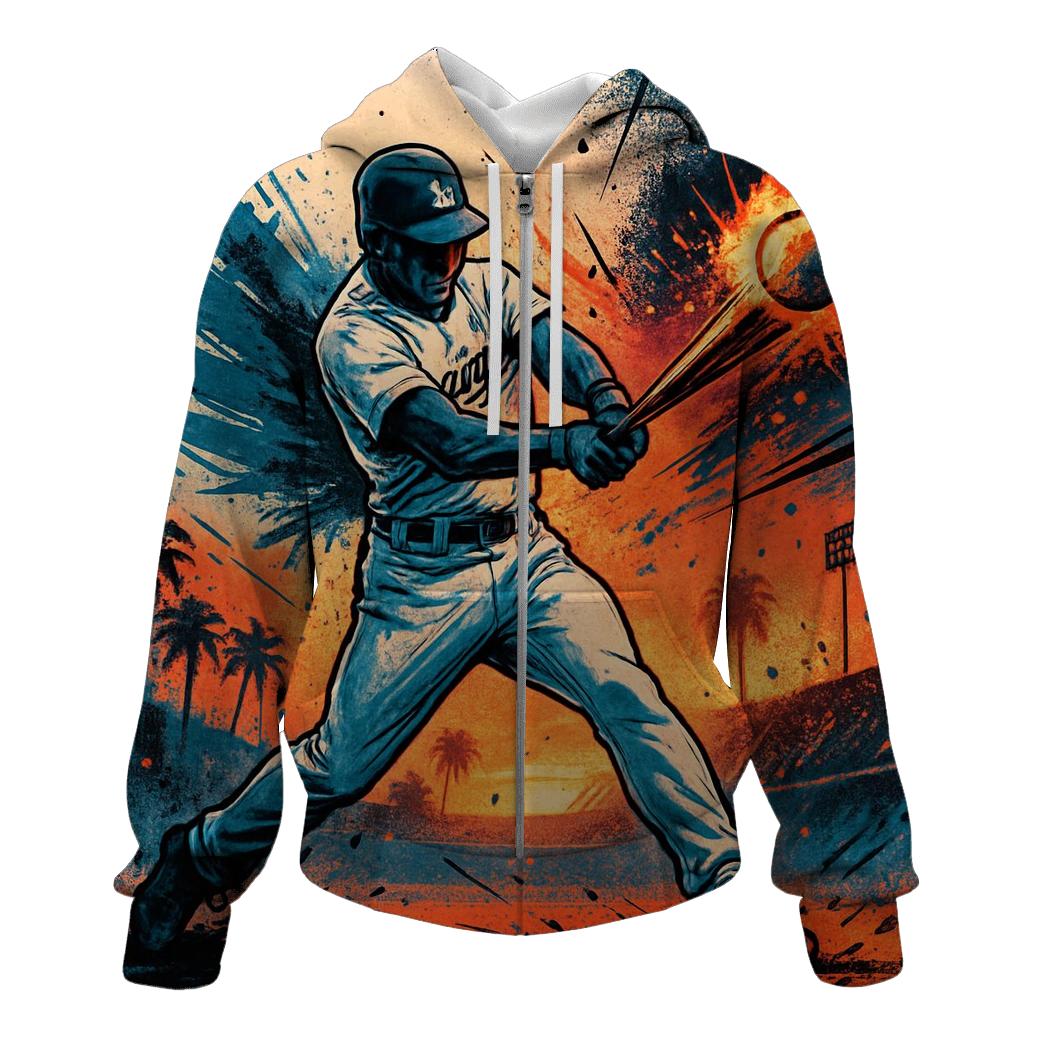 Graffiti Wings Batter In Sunset Vapor Burst hoodies fashion