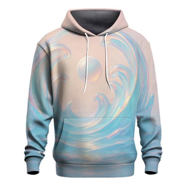 Prismatic Tide Cathedral embroidered hoodies