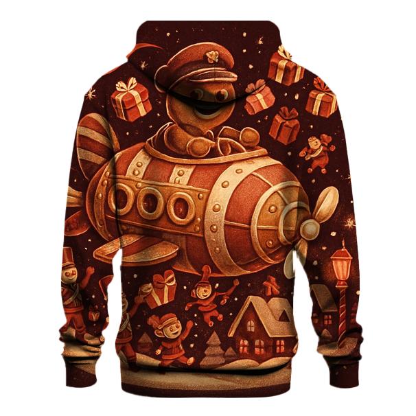 Gingerbread Airship Toy Parade lightweight hoodies