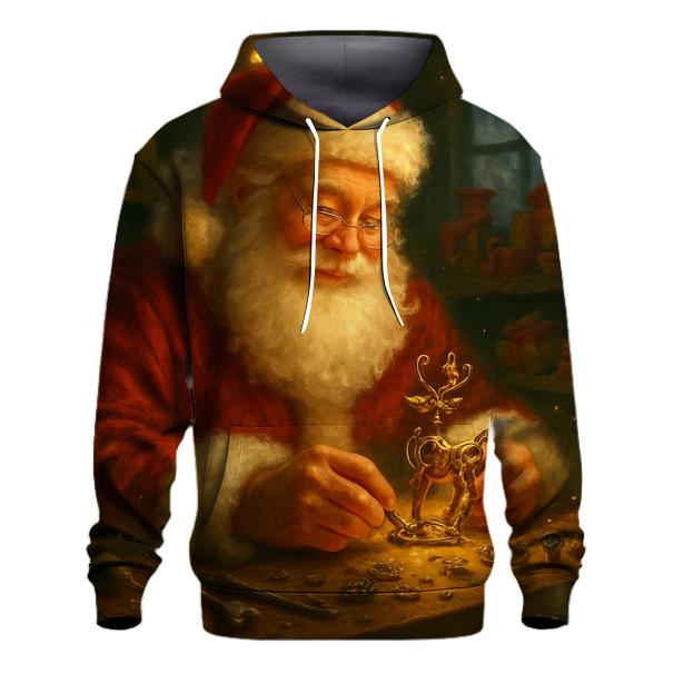 Gilded Workshop Santa Clockwork Miracle graphic hoodies