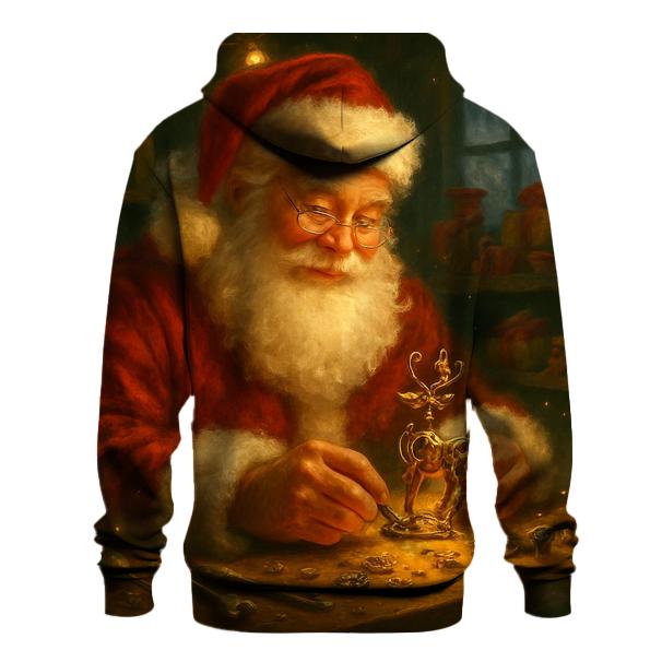 Gilded Workshop Santa Clockwork Miracle graphic hoodies