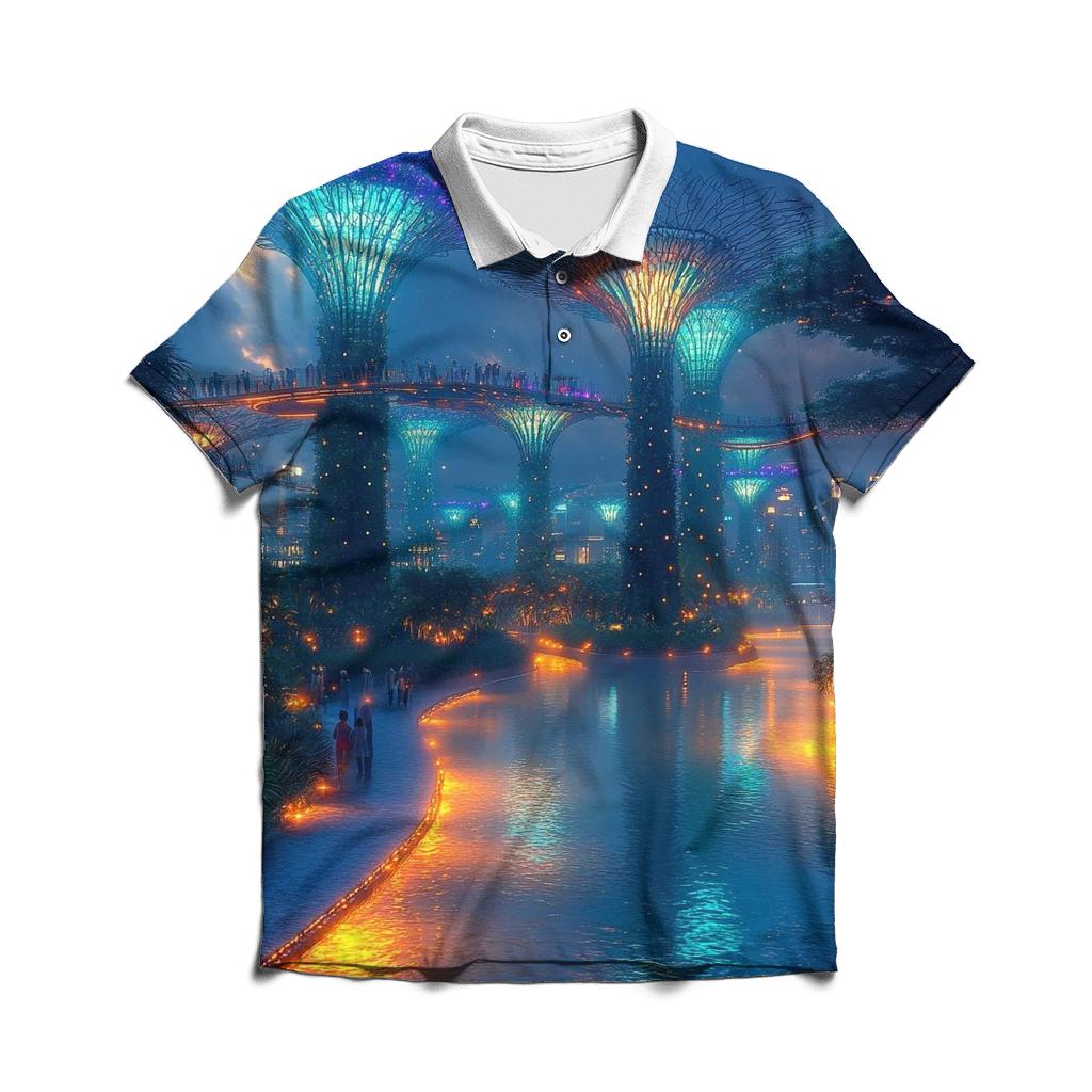 Gardens By The Bay - Singapore stylish collar polo tees