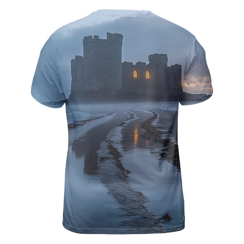 Mont Saint Michel - Normandy artistic all-over print tops