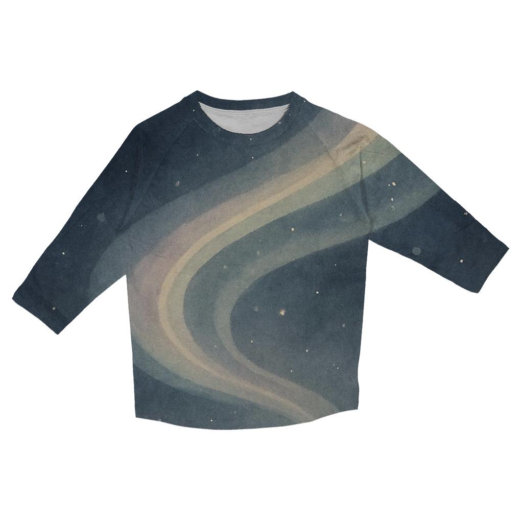 Aurora Of Inner Stillness cotton quarter sleeve shirts