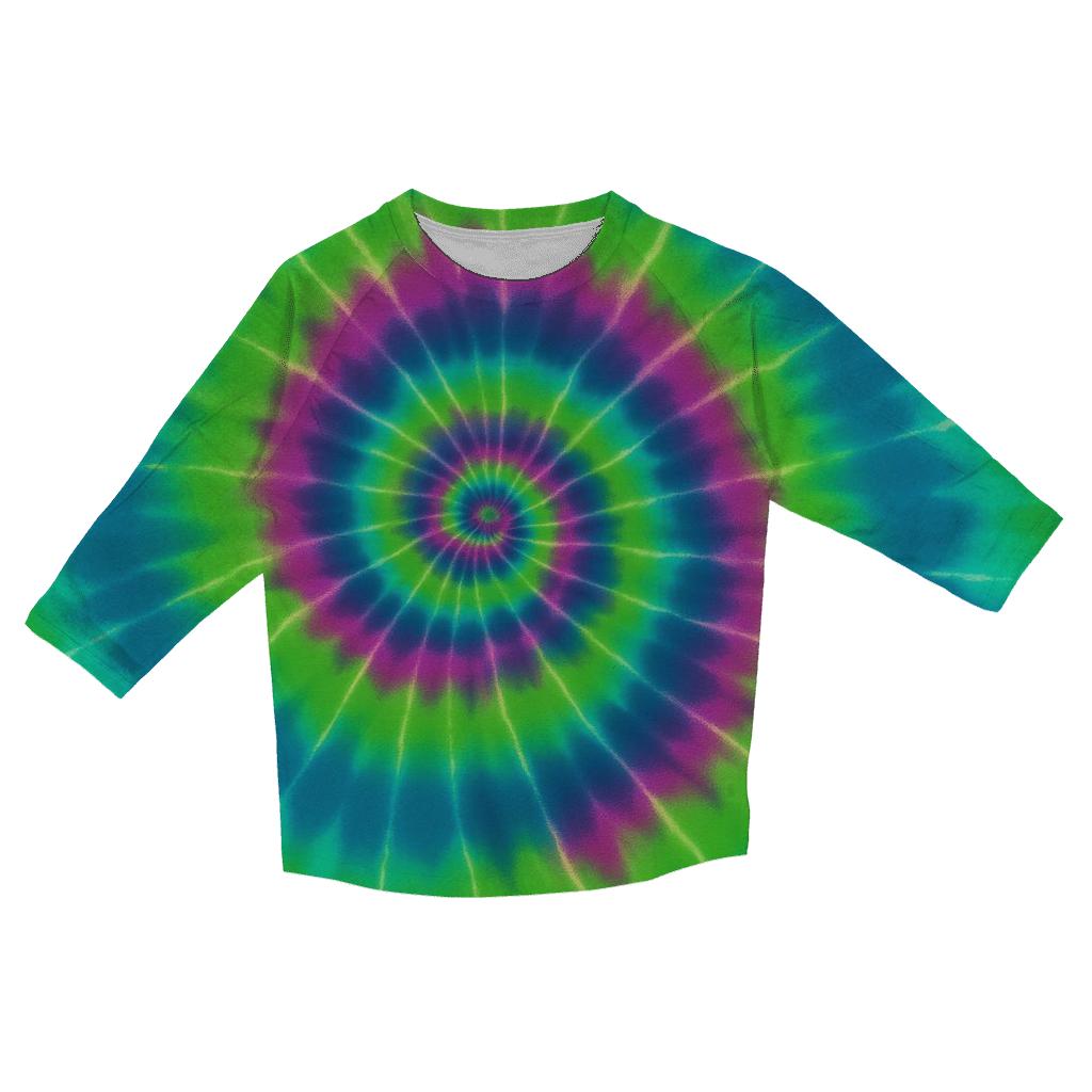 Aurora Overdye Spiral Nexus personalized 3/4 sleeve tees