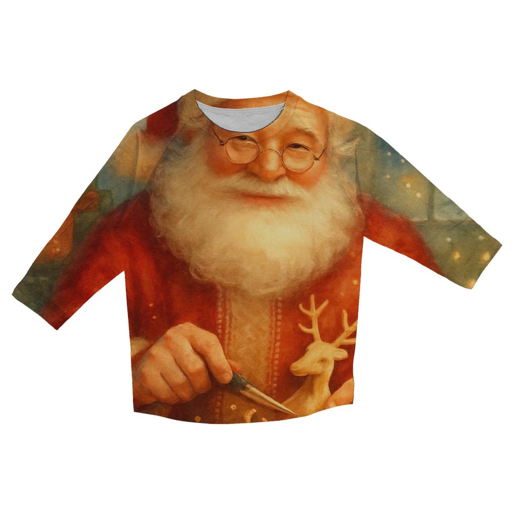 Fireside Workshop Santa Toymaker Reverie fashion 3/4 sleeve shirts