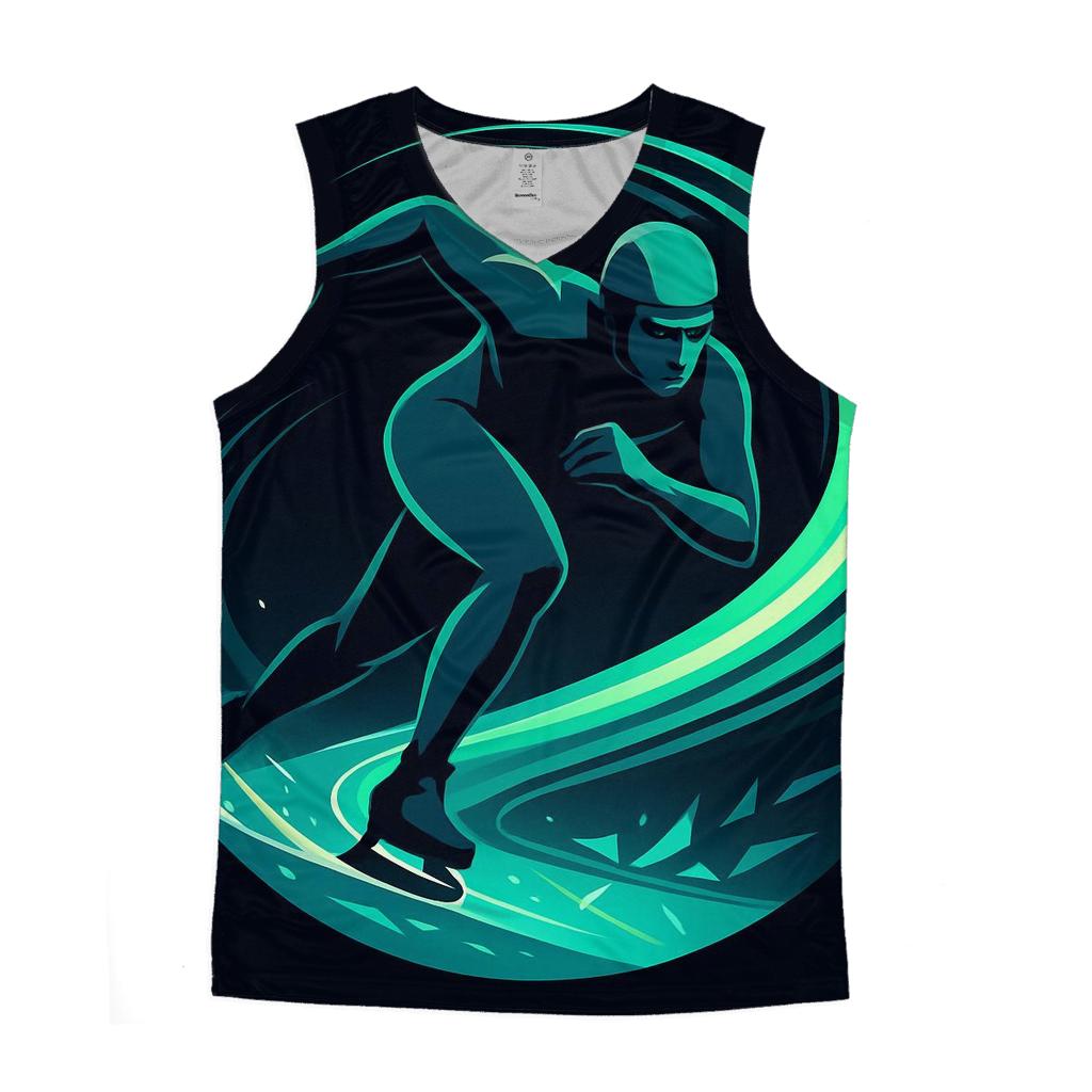Aurora Line Speed Skating cotton sleeveless tops