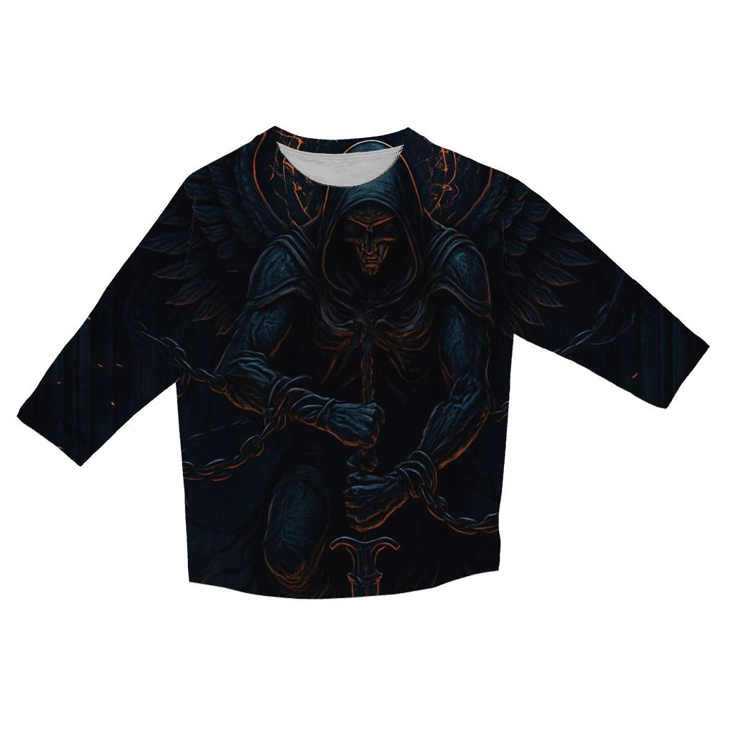 Iron Seraph Of The Eclipse Furnace stylish quarter sleeve tops